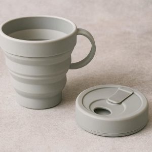 16 Collapsible Travel Mug Reusable Silicone Drinking Cup Lightweight Portable Camping Pail For Hiking Backpacking Sports Events
