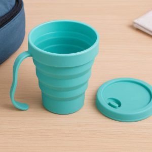 20 Foldable Water Cup Portable Collapsible Silicone Mug Reusable Travel Drinking Tumbler For Kids School Camping Outdoor Sports