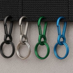 Small Hanging Buckles Portable Utility Carabiner Hooks Lightweight Key Clips For Backpack Camping Hiking Fishing Travel Gear