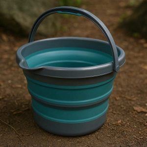 3 Portable Collapsible Bucket Durable Fishing Water Pail Space Saving Outdoor Wash Basin For Camping Travel Gear
