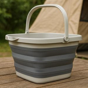 4 Collapsible Water Pail Heavy Duty Foldable Basin For Caravan Camping Hiking Outdoor Cleaning Fishing House Chores